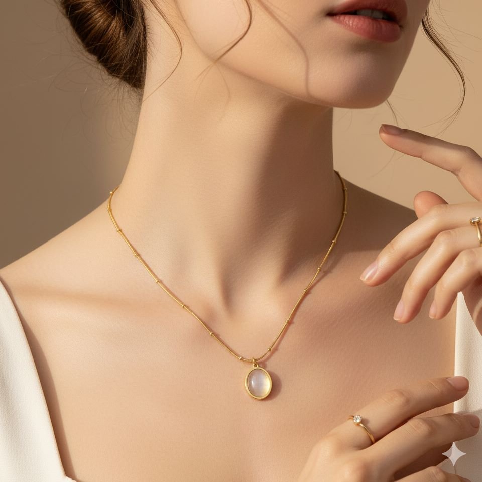 Aethel Rose Medallion Necklace2