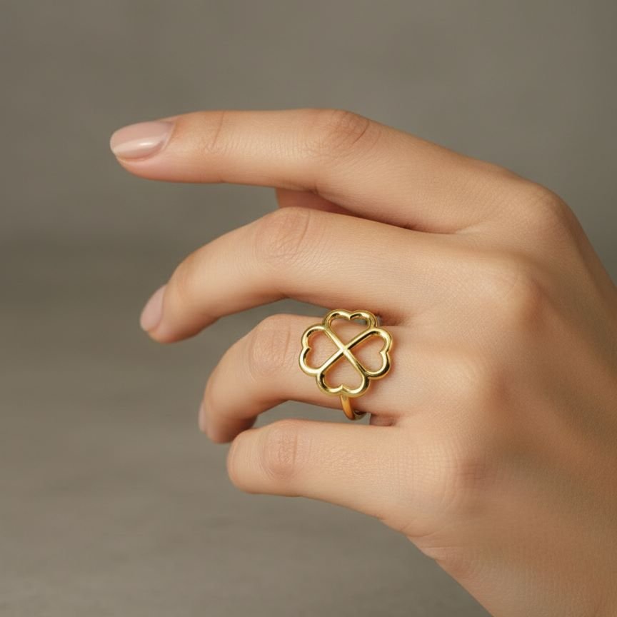 Clover Bloom Statement Ring2