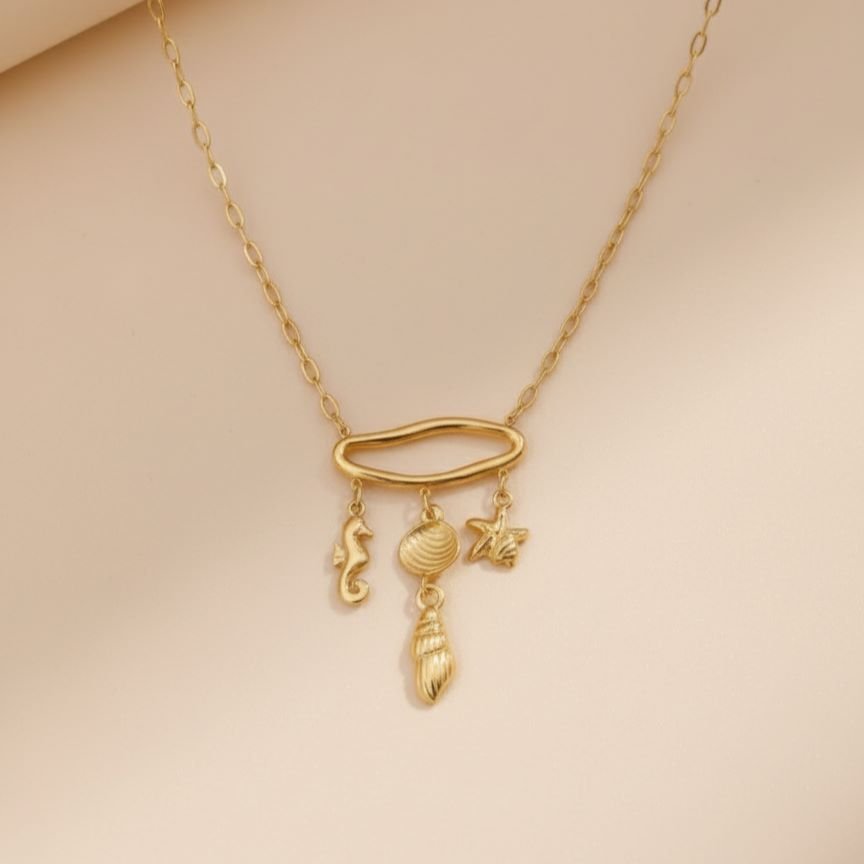 Coastal Aura Pendant Necklace