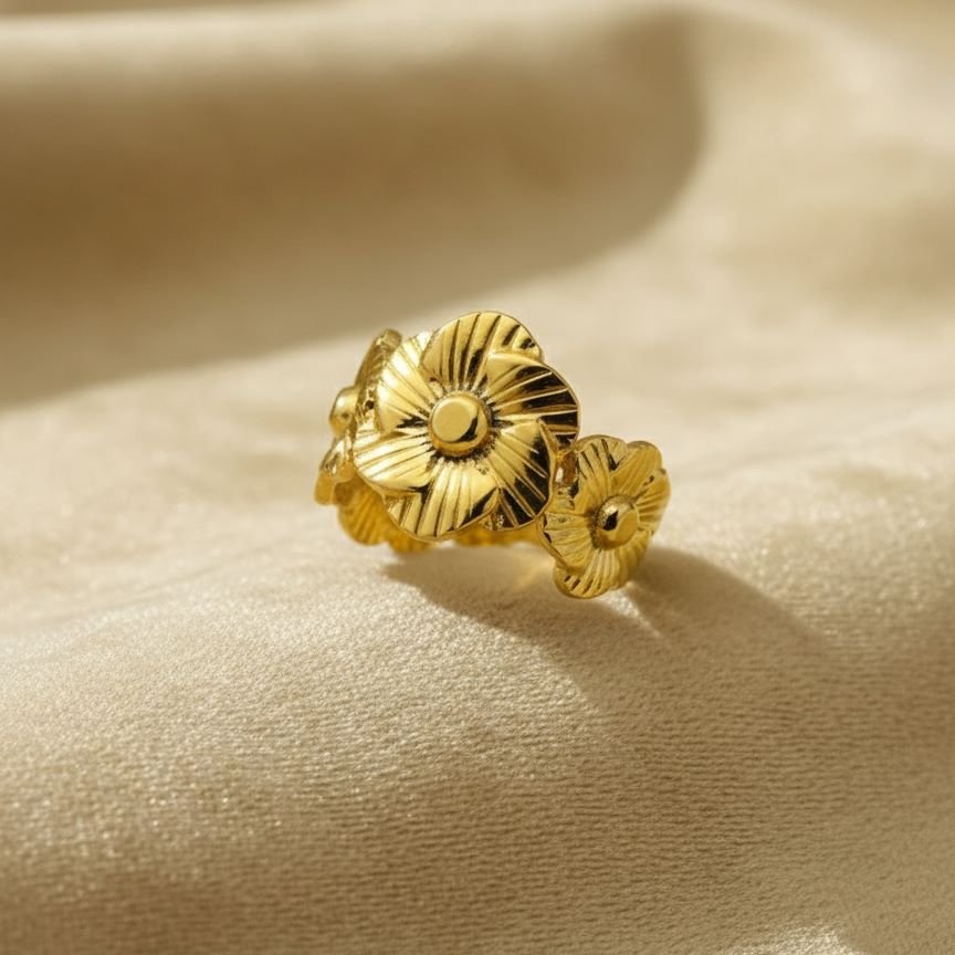 Orchid Bloom Sculptural Ring
