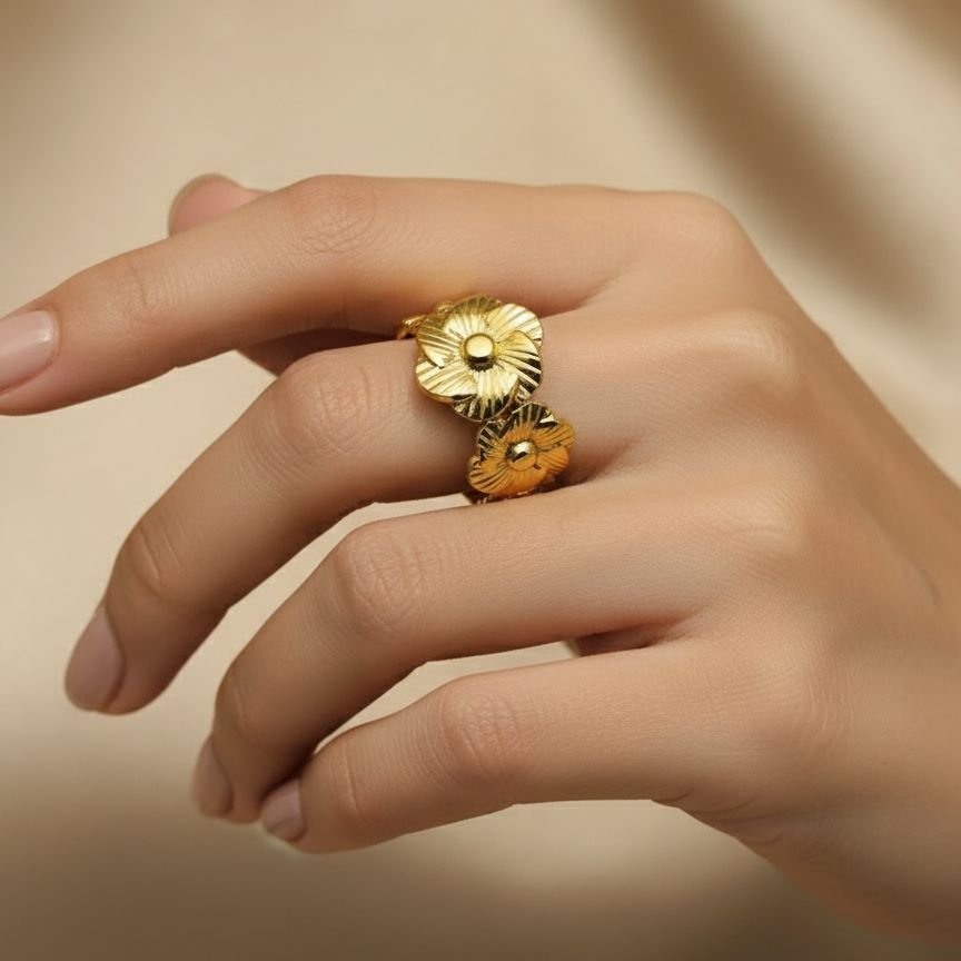 Orchid Bloom Sculptural Ring2