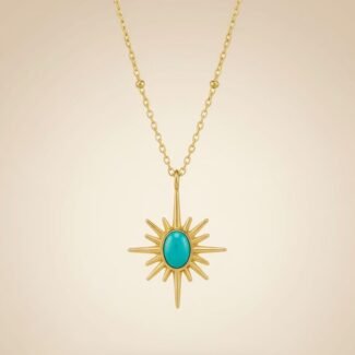 Solstice Ray Pendant Necklace