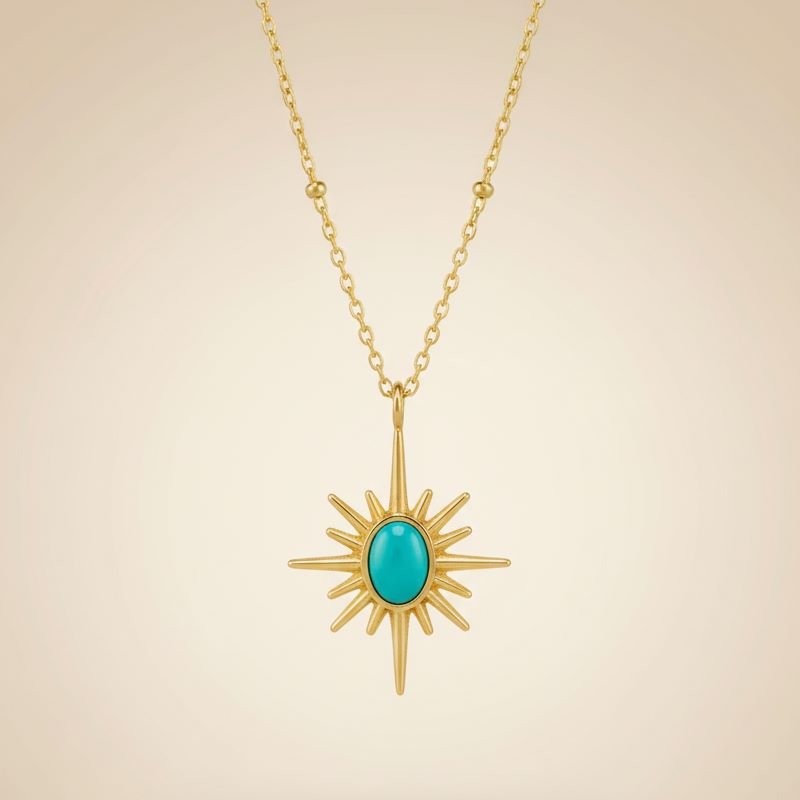 Solstice Ray Pendant Necklace