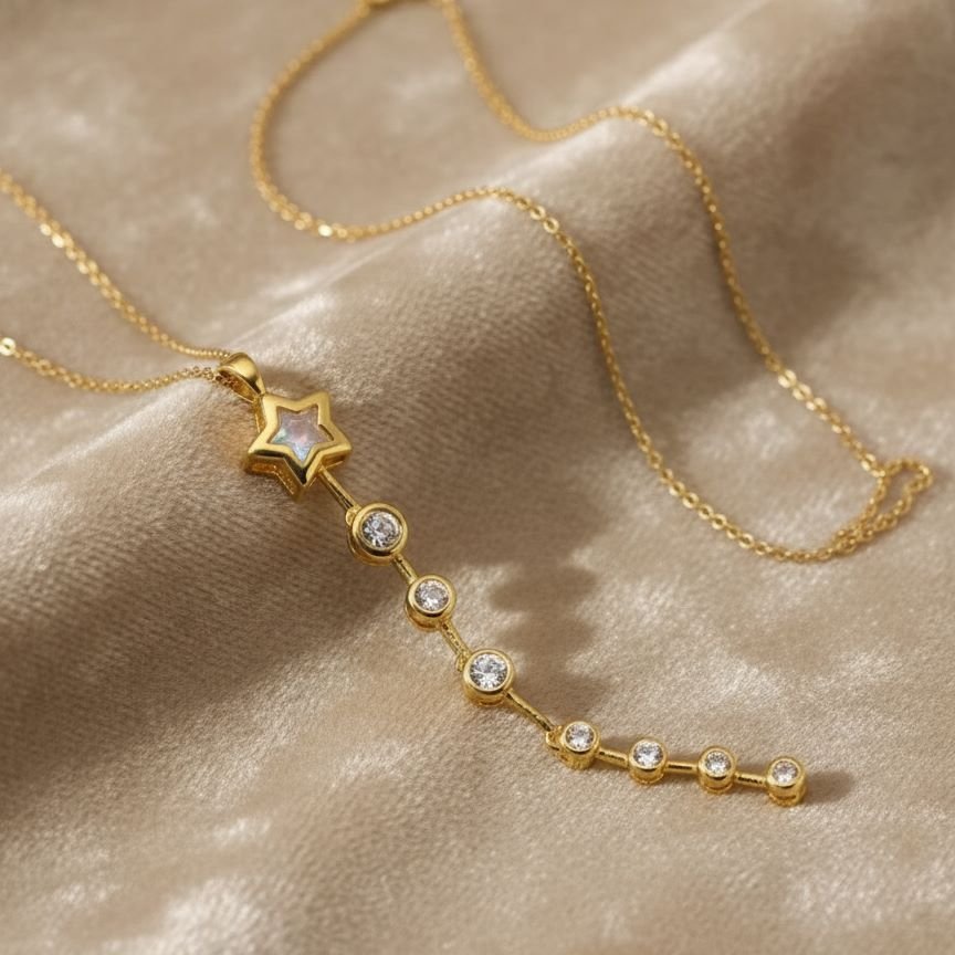 Stellar Cascade Pendant Necklace