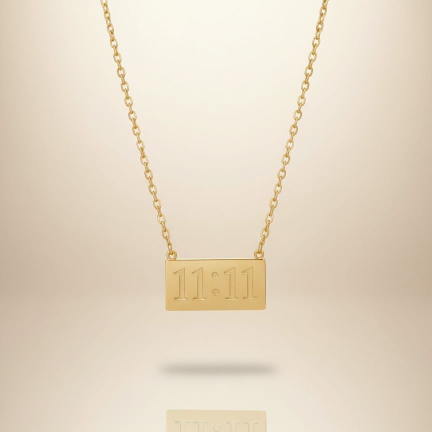 Synchronicity Bar Pendant Necklace