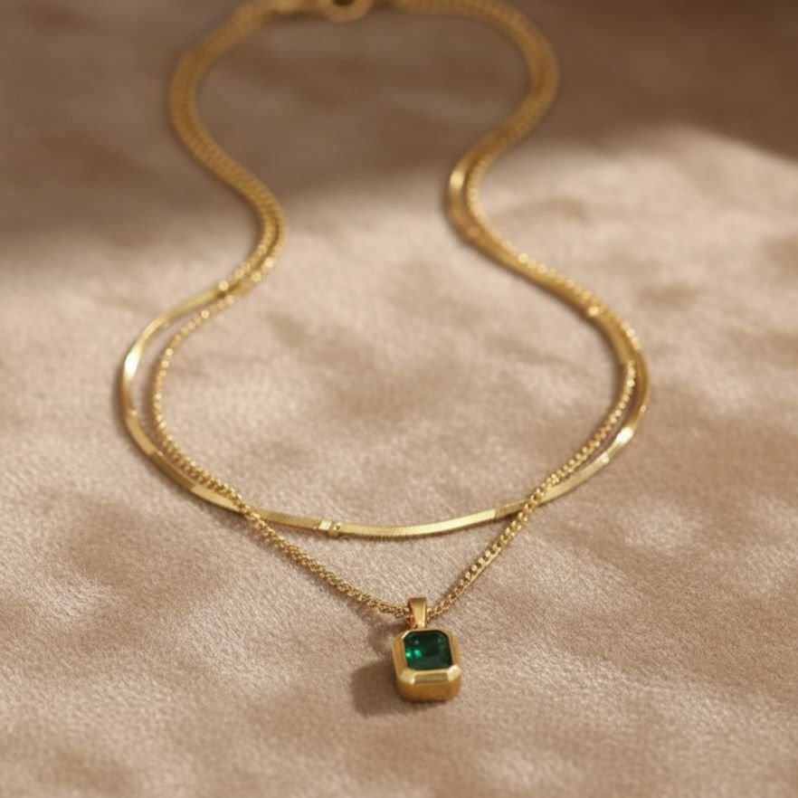 Veridian Heirloom Layered Necklace2