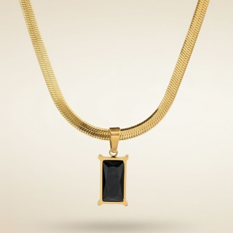 Vermeil Serpent Pendant Necklace