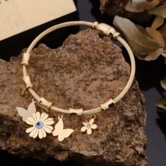 Gold Charm Kada